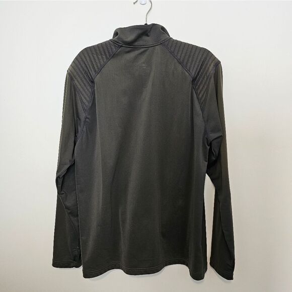 Descente Brown 1/4 Zip Pull Over Mens XL - Picture 4 of 5